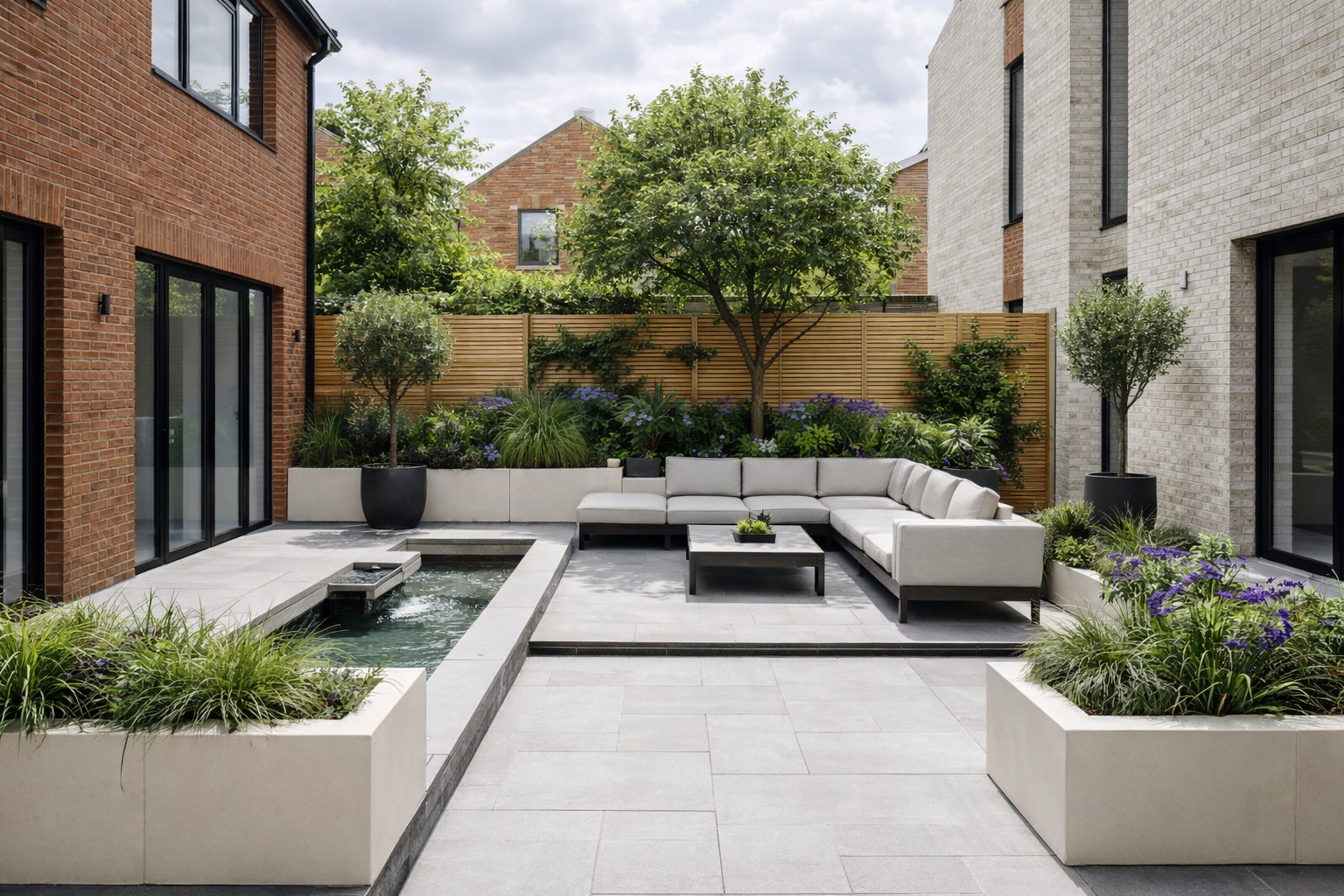 Modern Courtyard Garden